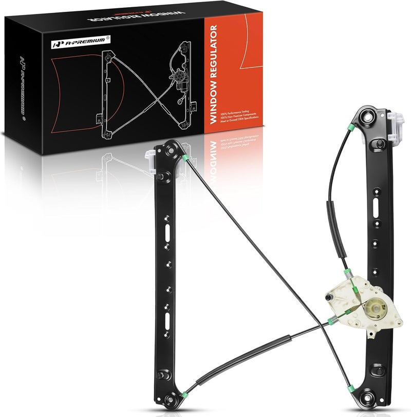A-Premium Power Window Regulator without Motor for BMW X3 2004-2010 Front Passenger Side - Image 1