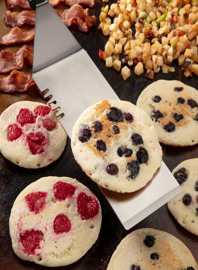 كويزينارت طقم أدوات كويزينارت CGS-1312 مكون من 12 قطعة، ملحقات شواية خارجية - ملعقة، ملقط، مكشطة، غطاء إذابة، زجاجة رذاذ، حلقة بيض سيليكون - Image 3