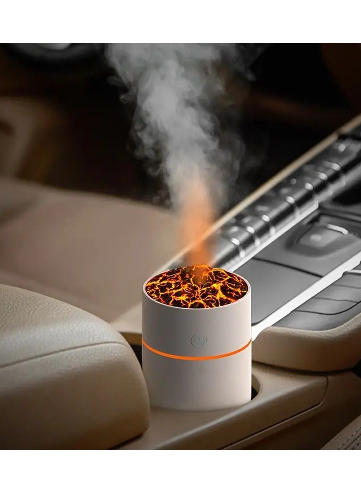 Humidifier Lamp, Aroma Diffuser, Small, 7 Colors, Silent Humidifier, Aroma Humidifier, Long Time Humidifier, Ambient Lighting, Moisture and Moisturizing, Home Use, LED Light Black color - Image 2