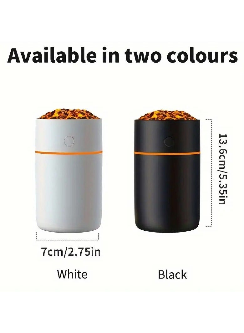 Humidifier Lamp, Aroma Diffuser, Small, 7 Colors, Silent Humidifier, Aroma Humidifier, Long Time Humidifier, Ambient Lighting, Moisture and Moisturizing, Home Use, LED Light Black color - Image 5