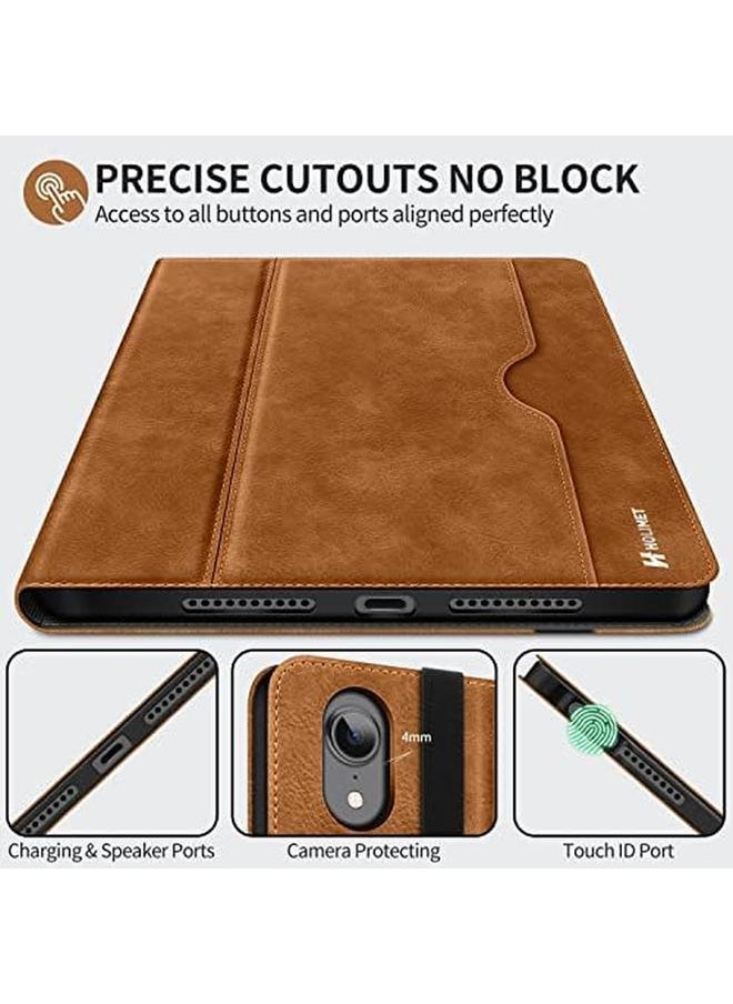 erorex - Case For 2024 iPad Mini 7 2021 iPad Mini 6 With Pencil Holder Pocket With Soft Tpu Back Cover (Fits Model 'S A2567 A2568 A2569 A2993 A2995 A2996) Sleep Wake Vegan Leather - Image 1
