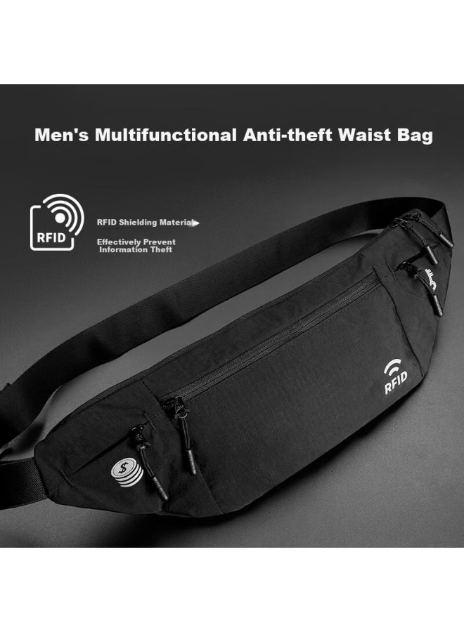 Tactical Bird Zhanshuniao Men's Waist Pack, Summer Sports Running Invisible Anti-theft Phone Bag, Travel Work Bag, Key Pouch - Image 1