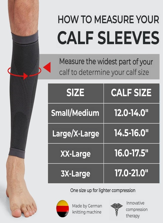 KEKING Calf Compression Sleeves for Men & Women – Footless Leg Compression Socks for Running, Shin Splint, Varicose Vein & Leg Pain Relief – Non-Slip Ergonomic Fit, Breathable Sports Support - Image 2