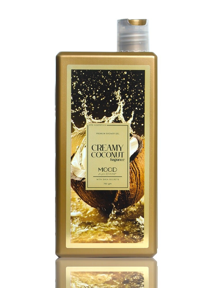 MOOD mood creamy coconut shower gel 750ml