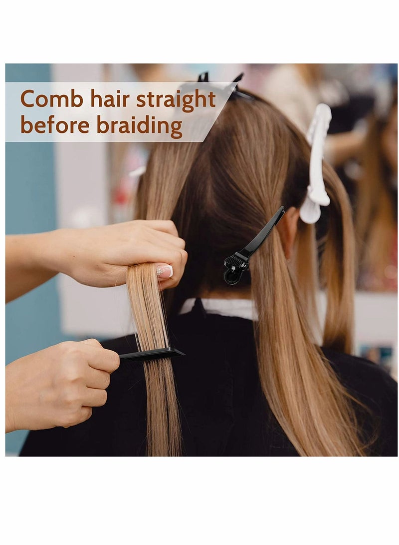 NIBEMINENT Automatic Hair Braider Set, Electronic Braiding Tool Machine, Braid Maker Twister DIY Tool, with Rat Tail Comb and Crocodile Clips, for Tangling Styling 7 Pieces - Image 5