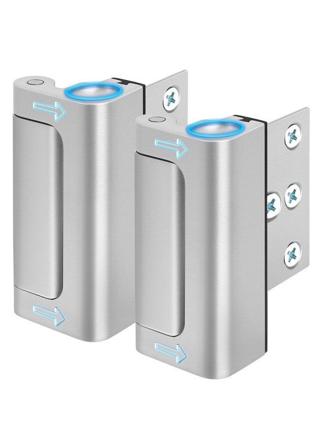HIGHEVER Home Security Door Lock Child Proof Door Reinforcement Lock for Kids Safety Withstand 800lbs Metal Door Lock Security Front Child Safety Door Latch Lock Top High Security Door Locks for Interior Lock  - Image 1