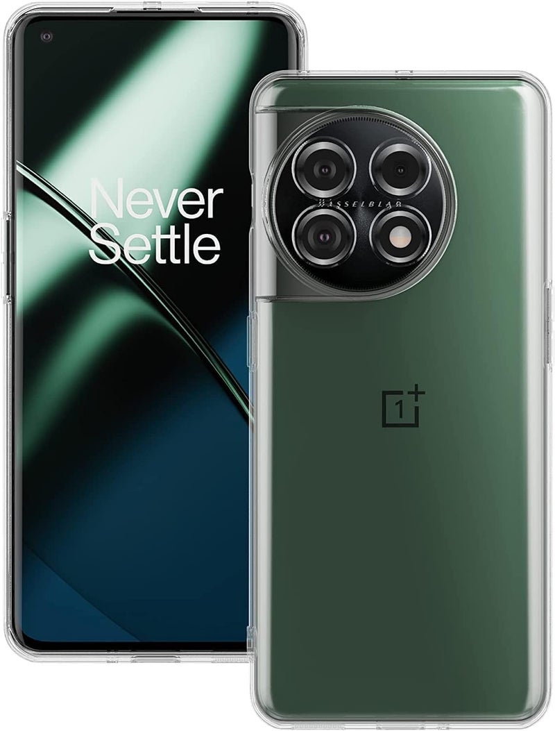 Nishtech غطاء خلفي شفاف هجين ناعم رفيع مضاد للغبار مع حماية الكاميرا لهاتف OnePlus 11R 5G متميز - Image 4