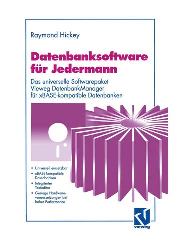 Datenbanksoftware für Jedermann: Das universelle Softwarepaket Vieweg DatenbankManager für xBASE-kompatible Datenbanken - pzsku/Z0CFA5DECAC1890789040Z/45/1749041671/dc3f843f-0ccd-4846-8be0-7fbc13cb1963