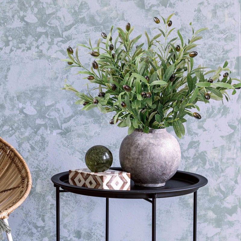 Leftover 12PCS 18Inch Faux Olive Branches for Vase,Artificia Tree Branches,Fake Plants,Greenery Stems,Eucalyptus Stems,Green Leaves for Centerpieces Decoration,Home Decor,Coffee Table Decor - Image 4