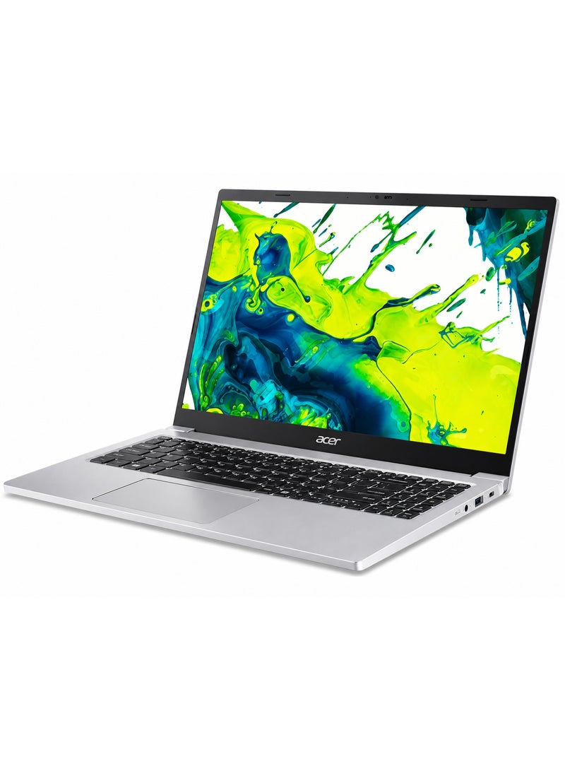 Acer Aspire Lite AL15 (Upgraded Version) Laptop With 15.6 Inch Full HD (1920x1080) Display, Intel Core 3-N350 Processor/8GB RAM DDR4/512GB SSD/ Intel Graphics/Windows 11 Pro / English/ Light Silver Light Silver - Image 3