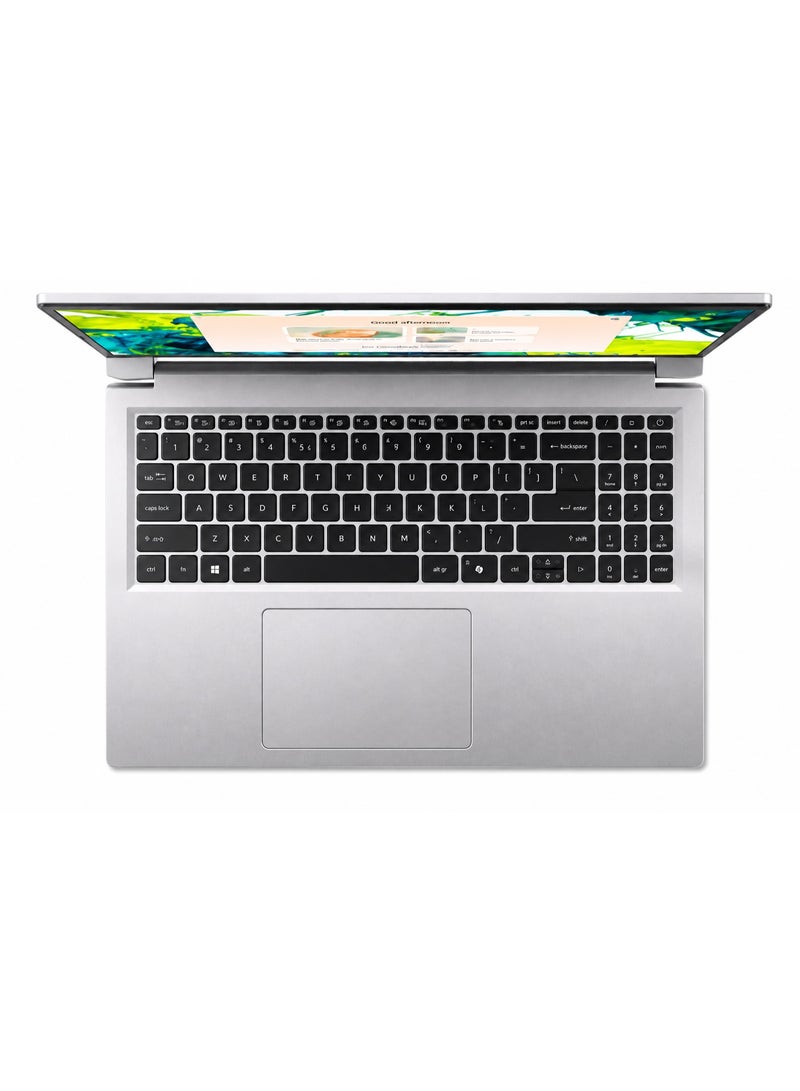 Acer Aspire Lite AL15 (Upgraded Version) Laptop With 15.6 Inch Full HD (1920x1080) Display, Intel Core 3-N350 Processor/8GB RAM DDR4/512GB SSD/ Intel Graphics/Windows 11 Pro / English/ Light Silver Light Silver - Image 4