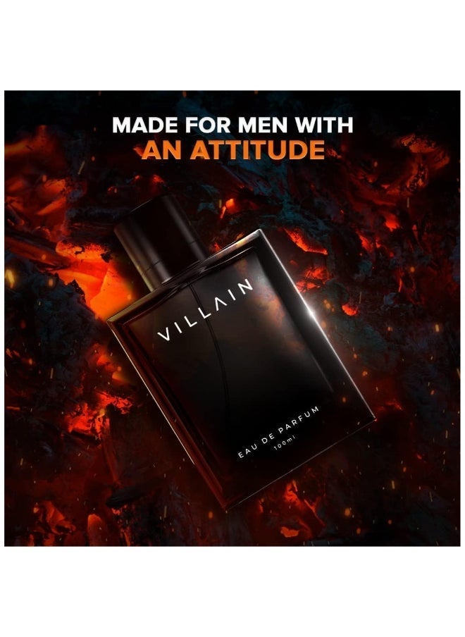 VILLAIN Classic EDP, Long Lasting Perfume for Men, 100 ml - Image 4