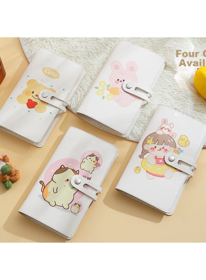 Jiaran Heng High-Quality Business Card Holder, Large Capacity, Portable, Card Collection Book, Bank Card Holder, Membership Card Holder, Credit Card Holder, Business Card Organizer, Swimming Girl