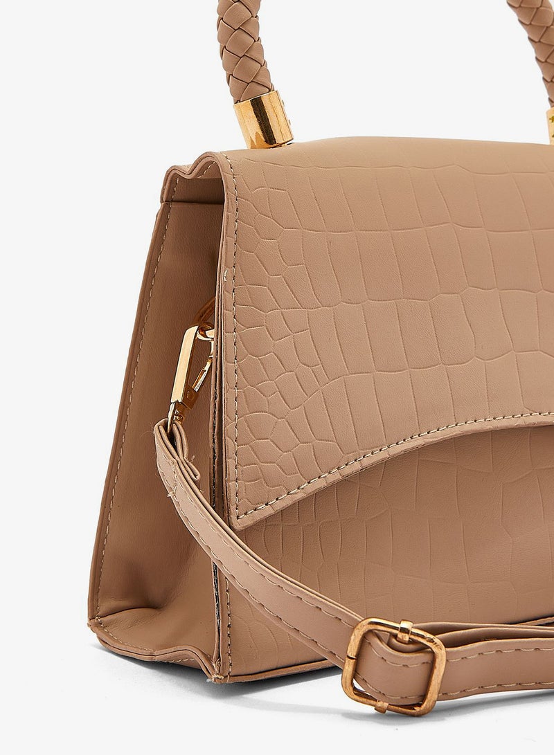 ELLA Weaved Handle Shoulder Bag - Image 4
