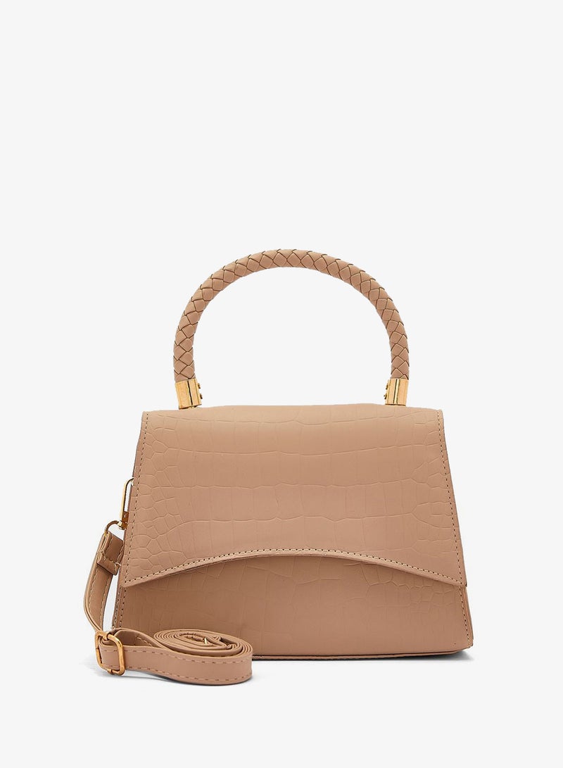 ELLA Weaved Handle Shoulder Bag - Image 1