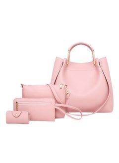 4-Piece Composite Bag Set Pink