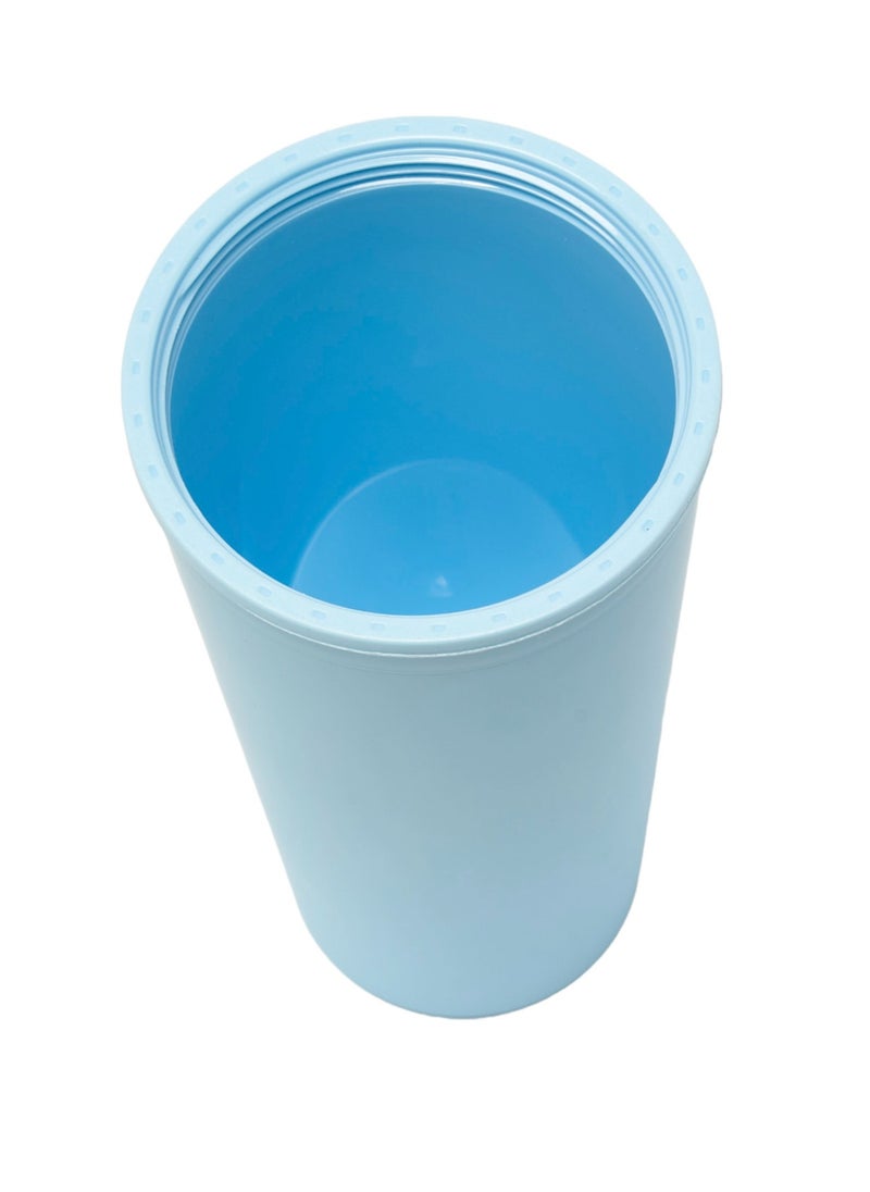 Prickly Pear Blue Sippy 24 Oz Plastic Water Bottle  - Image 3