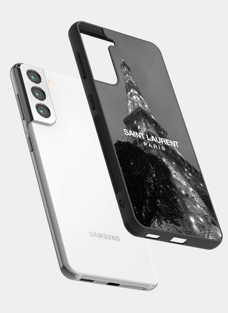 بكسلات كفر سامسونج جالكسي اس 21 إيف سان لوران رمادي - Image 2