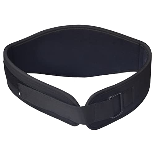 BABBLER Weight Lifting Belt, Master 4" Large Flat Light Weight Foam Padded Belt with Velcro Fastener Export Quality, Adjustable Lumbar Support Belt - Image 5