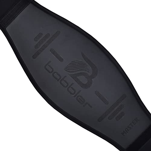 BABBLER Weight Lifting Belt, Master 4" Large Flat Light Weight Foam Padded Belt with Velcro Fastener Export Quality, Adjustable Lumbar Support Belt - Image 2