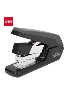 Deli Deli E0371 EXCEED Effortless Stapler for 150 Sheets Max, Compatible with 24/6 & 26/6 & 24/8 Staples, ABS Shell, SPCC Metal Pull Bar, Black - School & Office Use –1PCS/Color Box  - Image 1