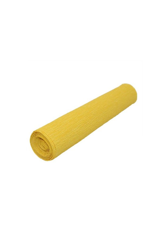 Terabyte CREPE PAPER 25CM X 2.5METER YELLOW - Image 1