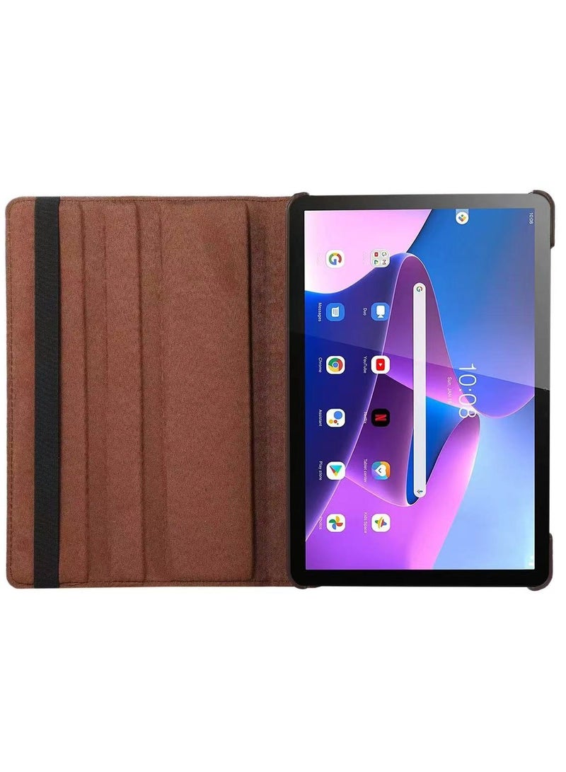 Tablet Cases Covers for Lenovo Tab M10 3rd Gen 10.1-Inch, Multi-Angle Stand + 360 Rotating Bracket + Shockproof Leather Slim Case - Image 3