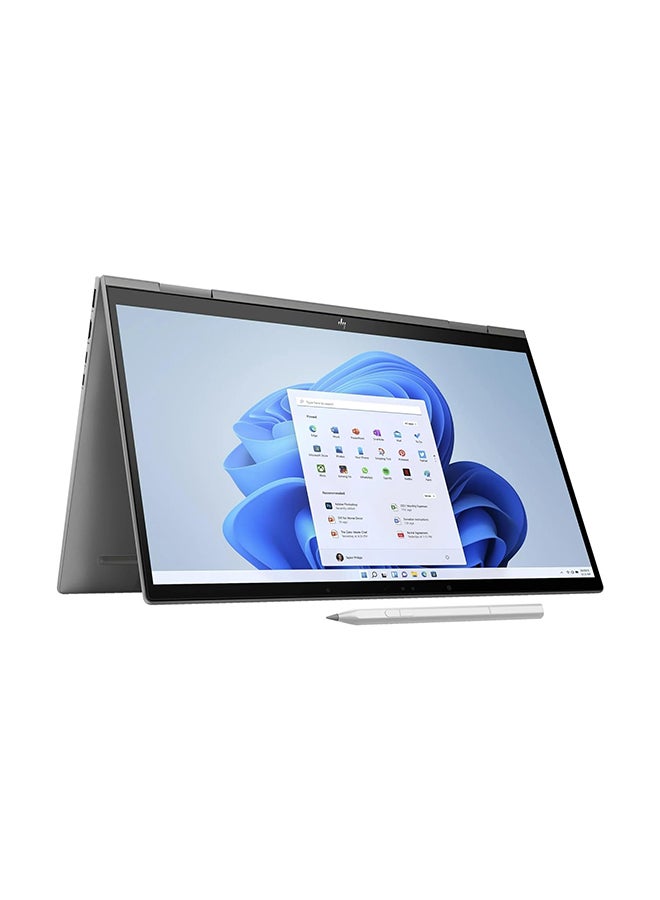HP 2023 Envy x360 2-In-1 (Upgraded Version) Laptop 15.6 Inch FHD 1920 x 1080 LED-Backlit 13Th Generation Intel Core i7-1355U 10-Core 32GB DDR4 1TB SSD Wi-Fi 6E Windows 11 Pro Bluetooth 5.3 Backlit Keyboard Touch Screen Platinum Grey Platinum Grey - Image 1