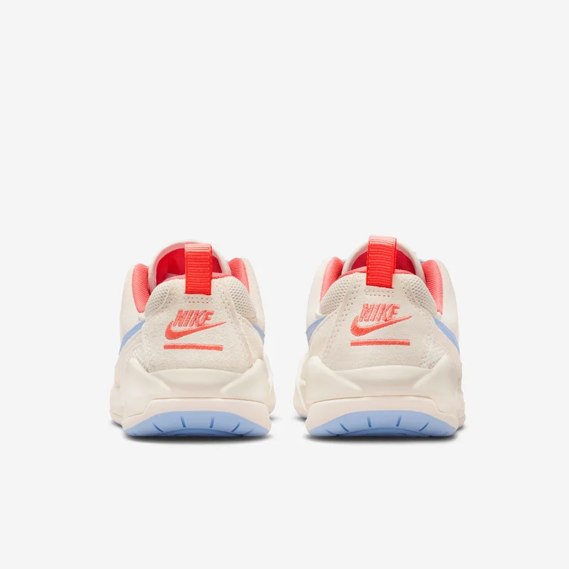 Jordan Pale Ivory / Sky Blue / Coral Paneled Lace-Up Sneaker  | Best Price UAE