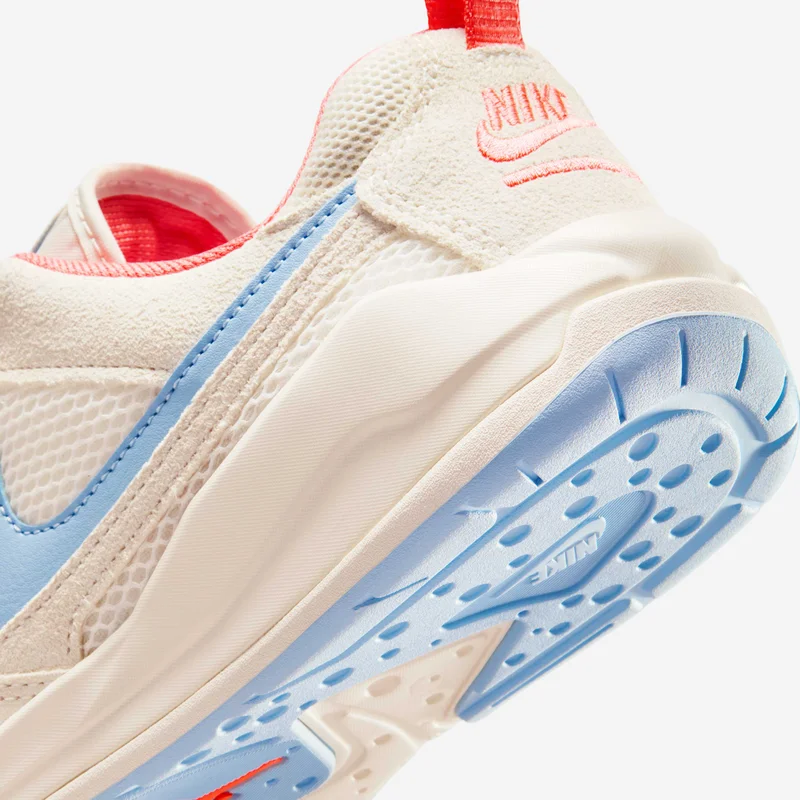 Jordan Pale Ivory / Sky Blue / Coral Paneled Lace-Up Sneaker  | Best Price UAE