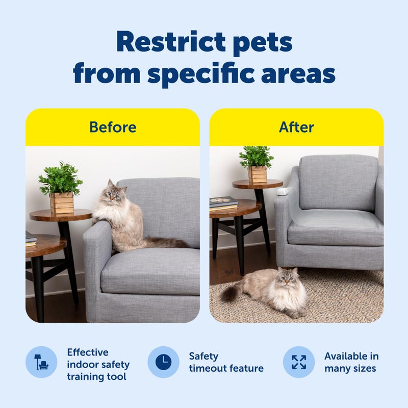 PetSafe ScatMat Indoor Pet Training Mats - Helps Prevent Furniture Climbing - Adjustable Correction Mat - Touch-Activated Design - LCD Pet Mat Controller - Battery Operated - Medium, 30" x 16" - Image 3