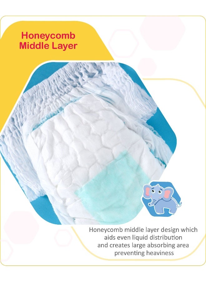 babyhug حفاضات بأسلوب السروال المتقدم حجم 2 - 84 قطعة - Image 4