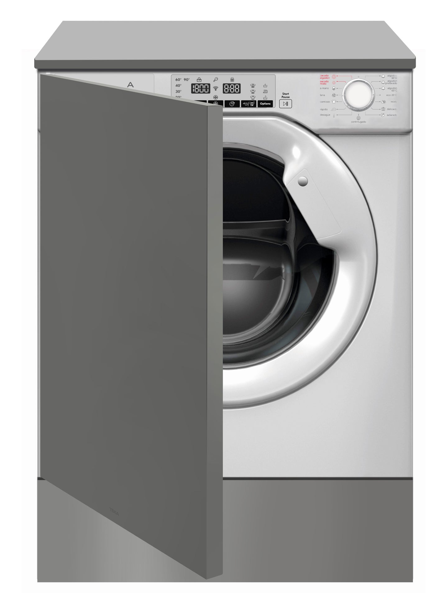 Teka LSI5 1481 EU EXP 60 cm Built in Washer Dryer, Washing 8 kg, Drying 5 kg, 13 Washing programs, 2 Drying programs. 8 kg 114030004 White