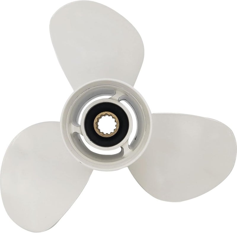 DLNIG 11 3/8x12-G Aluminum Propeller for Yamaha Outboard Engines 25HP-60HP - Image 2
