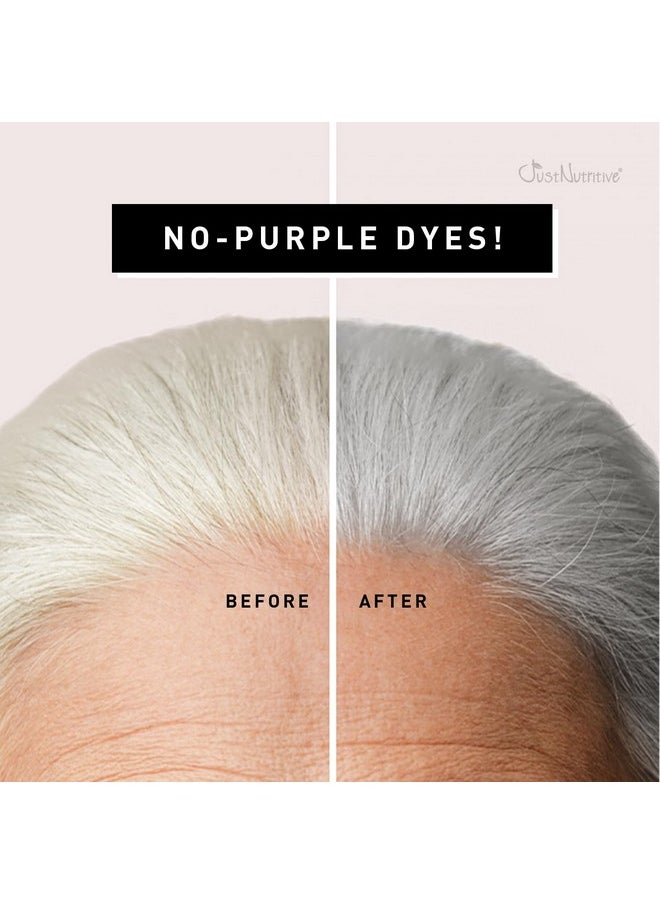 Just Nutritive Just Nutritive Gray Hair Shampoo | Gray Hair Treatment | Just Natural Hair Care | Natural Shampoo 16 Oz  - Image 3