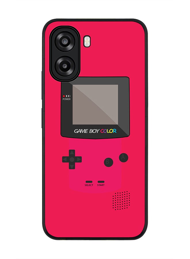 Stylizedd For Oppo A6t 5G / A6t 4G Case,Slim fit Camera Protection, Shockproof Thin Phone cover  - Gameboy Color - Pink - Image 1