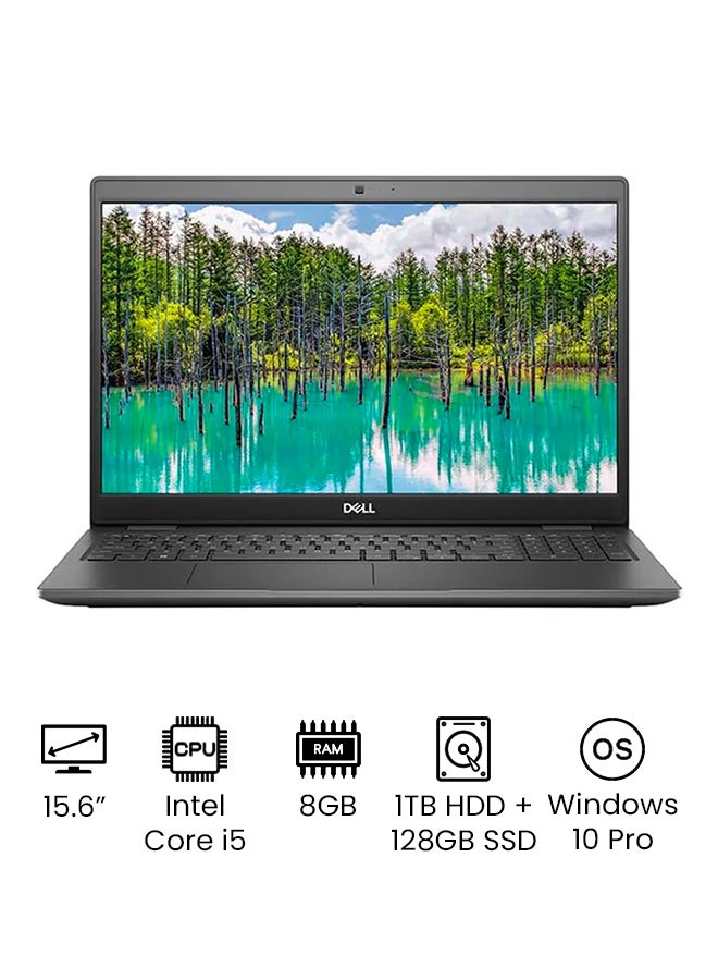 DELL (Upgraded Version) Latitude 3510 Laptop With 15.6-Inch UHD Display Intel Core i5 Processor/8GB RAM/1TB HDD + 128GB SSD/Intel UHD Graphics/Windows 10 Pro/International Version English Black - Image 1
