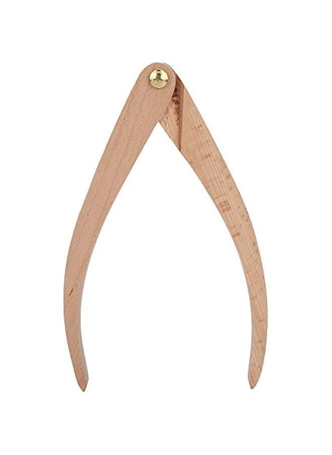 Generic - Pottery Tools, Measuring Tool Pottery Tools for Ceramic Measurement Caliper Wooden Ruler Positioning Distance (10 inch Wooden Caliper) - Image 1
