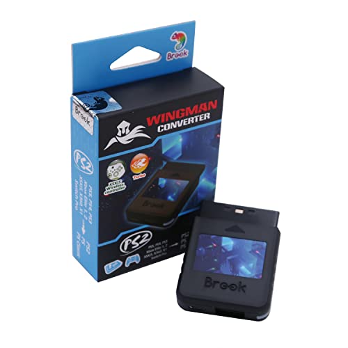 Mcbazel Brook Wingman PS2 Converter Game Controller Adapter for Xbox 360/Xbox One/XSX|S/Xbox Elite 1&2/PS5/PS4/PS3/Switch Pro to PS2/PS/PS Classic, Plug and Play, Low Latency Gaming Accessory - Image 1