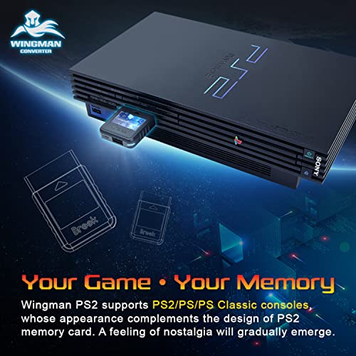 Mcbazel Brook Wingman PS2 Converter Game Controller Adapter for Xbox 360/Xbox One/XSX|S/Xbox Elite 1&2/PS5/PS4/PS3/Switch Pro to PS2/PS/PS Classic, Plug and Play, Low Latency Gaming Accessory - Image 5