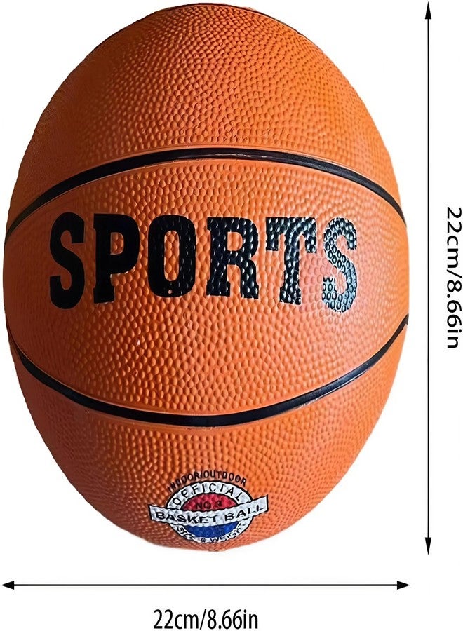 DHAVAL Kavid Size 3 Rubber Basketball for Kids - Lightweight Indoor & Outdoor Training Ball with Easy Grip, High Bounce & Durable Build - Ideal for Dribbling, Shooting & Skill Development - Image 3