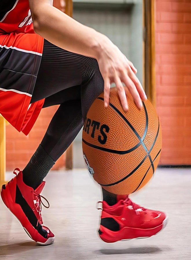 DHAVAL Kavid Size 3 Rubber Basketball for Kids - Lightweight Indoor & Outdoor Training Ball with Easy Grip, High Bounce & Durable Build - Ideal for Dribbling, Shooting & Skill Development - Image 2