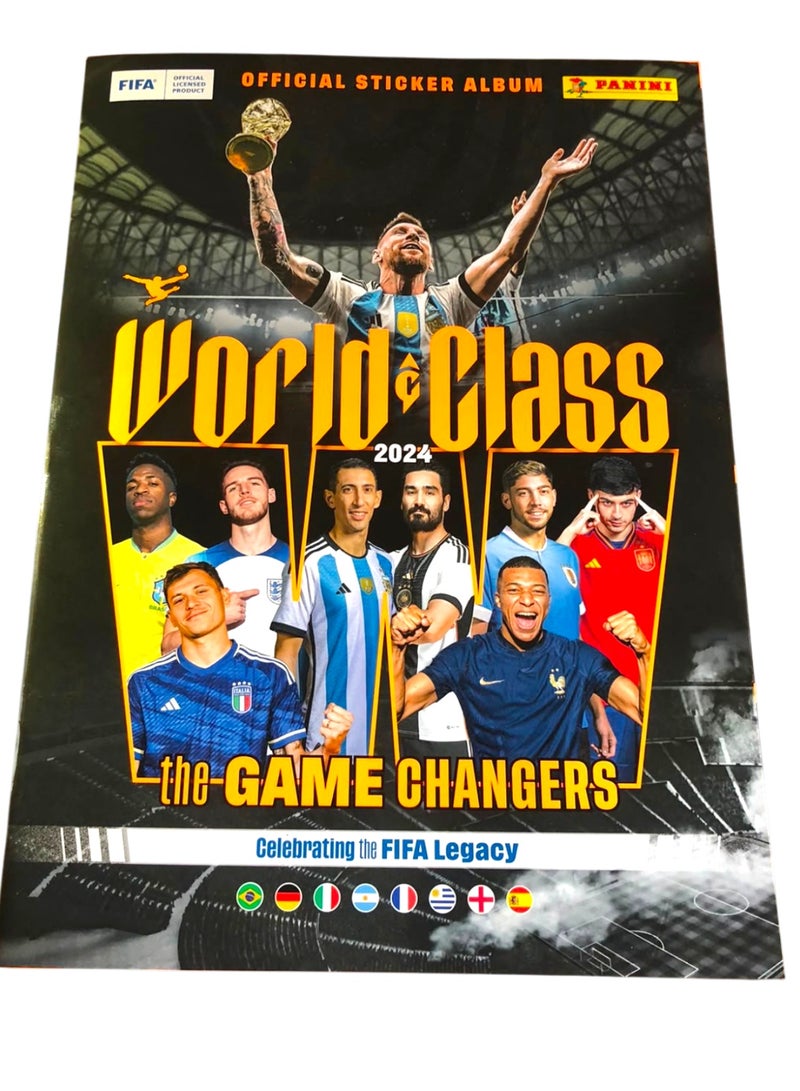 1st Choice Panini World Class 2024 Official Sticker Album - "The Game Changers" Edition with Feature Stickers (First Choice - 1 Piece, Assorted Designs) - Image 1