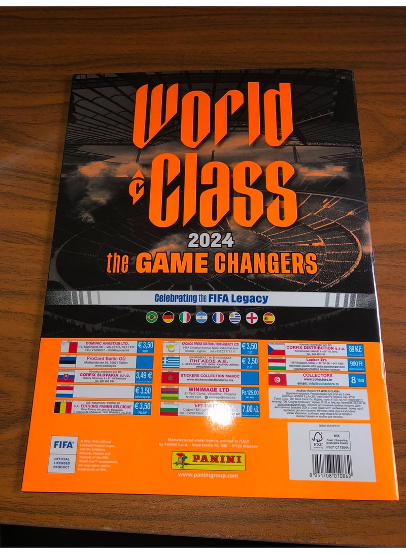 1st Choice Panini World Class 2024 Official Sticker Album - "The Game Changers" Edition with Feature Stickers (First Choice - 1 Piece, Assorted Designs) - Image 4