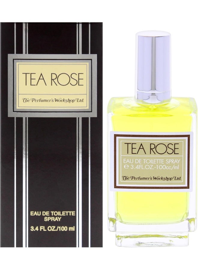 Perfumers Workshop Tea Rose Eau De Toilette Spray - 3.4 Oz - Image 1