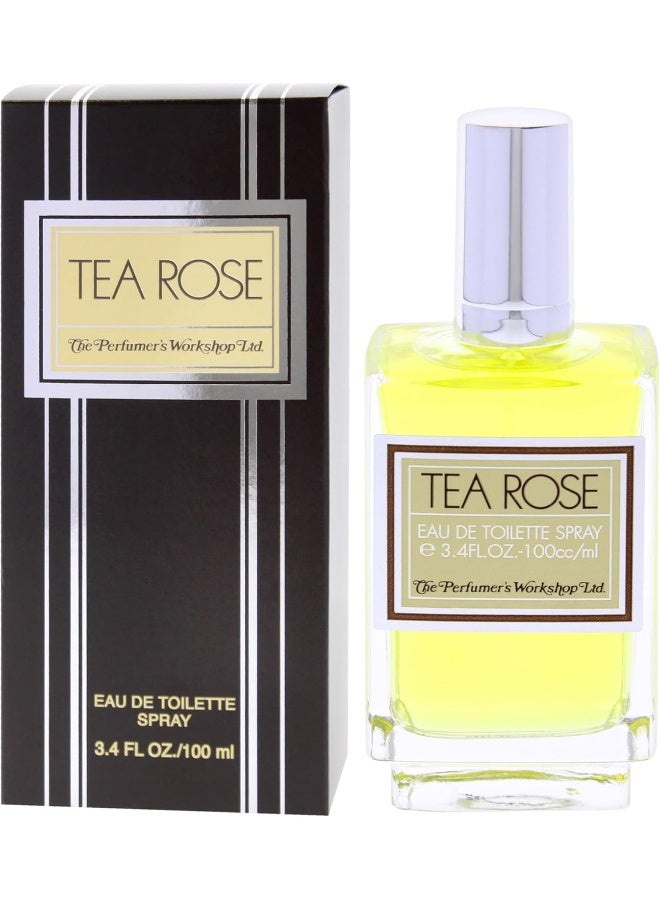 Perfumers Workshop Tea Rose Eau De Toilette Spray - 3.4 Oz - Image 4