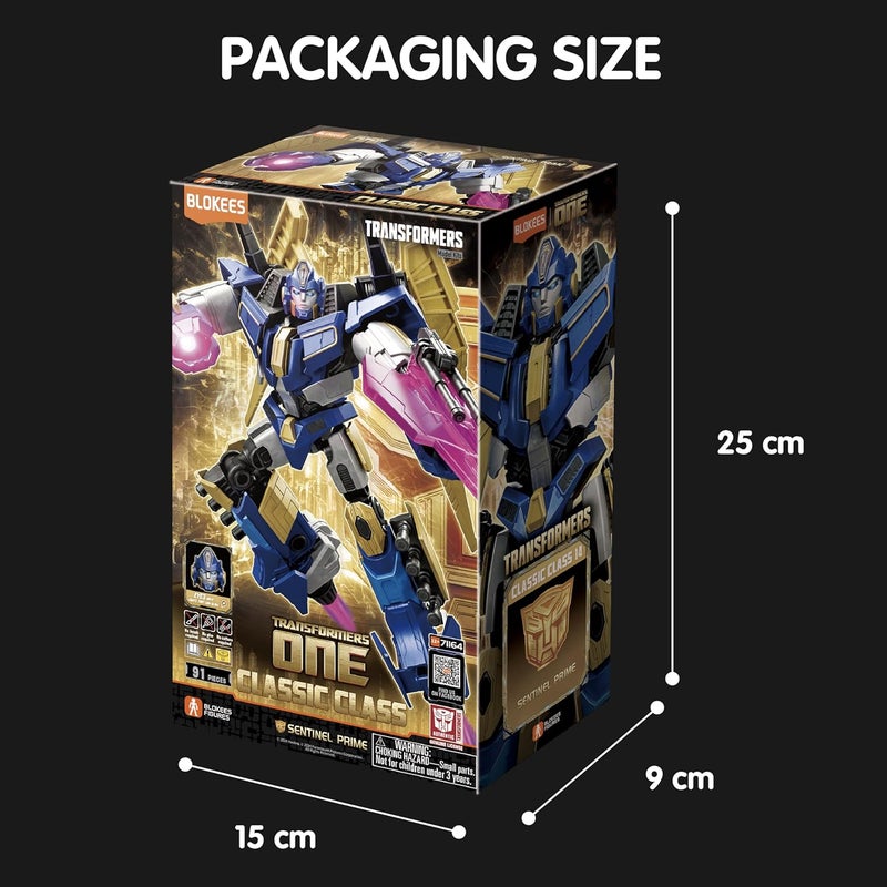 BLOKEES Figures Transformers Classic Class 14 Transformers One Sentinel Prime - Image 4