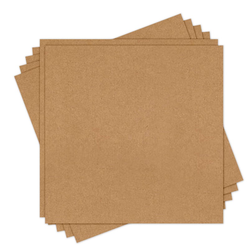 Goefun Brown Cardstock 12x12, 24 Sheets Goefun 80lb Heavyweight Kraft Paper Cardstock, Thick Brown Construction Paper for Card Making, Printing, Crafts, Invitations, DIY, Businnes - Image 1