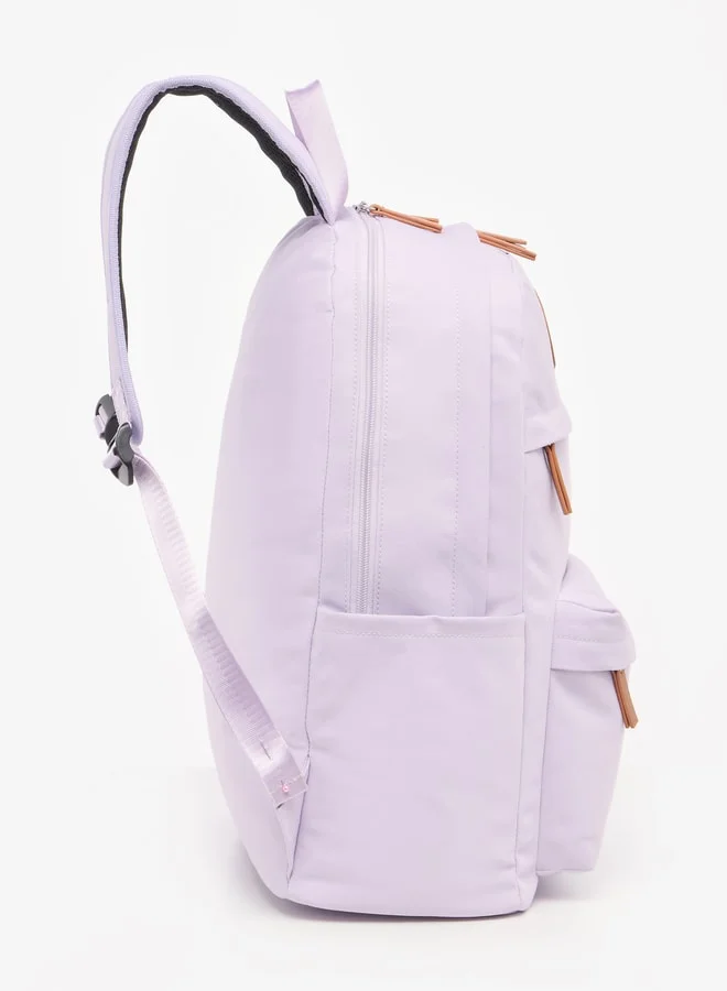 Oaklan by Shoexpress Solid Backpack with Adjustable Straps - 40x30x15 cm
