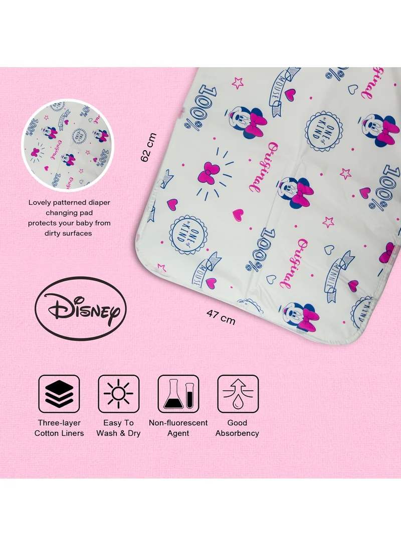 ديزني Minnie Mouse 100% Waterproof Baby Diaper Changing Mat